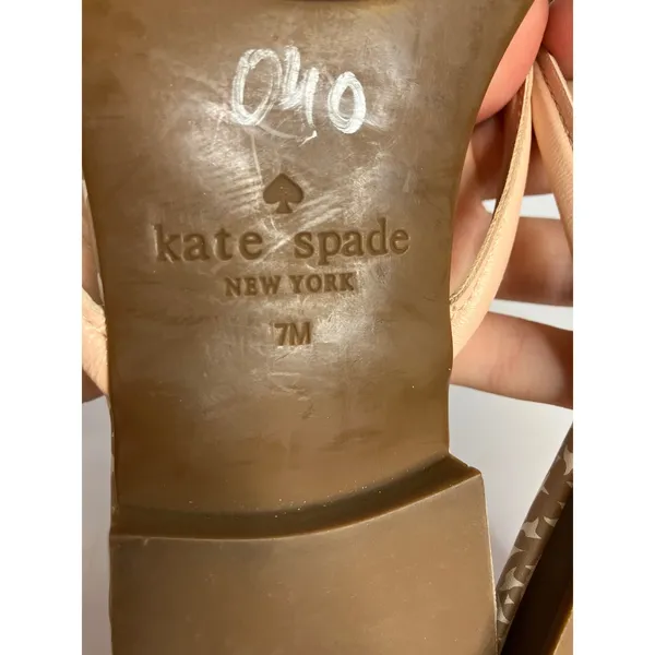 Kate Spade New York mistic bow thong sandals flip flops light pink womens size 7 - Image 8