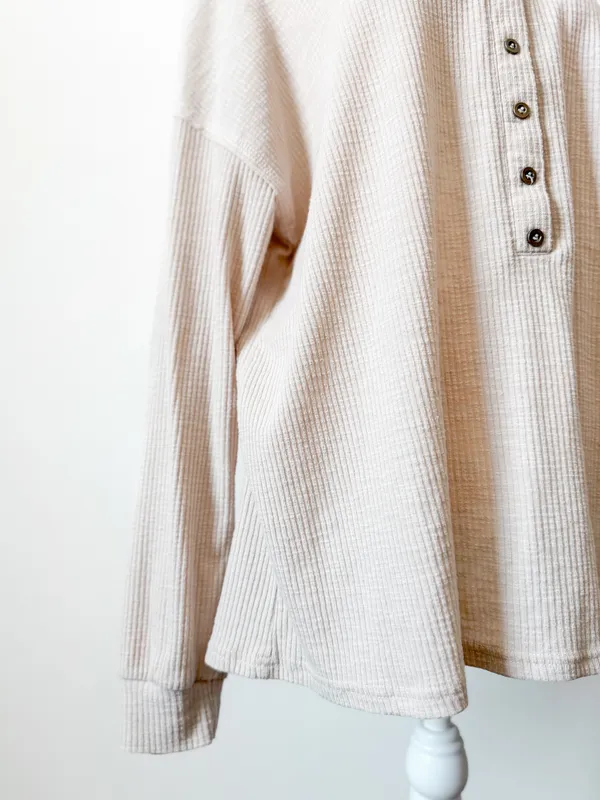 Fashion Brand Long Sleeve Quarter Button Up - Image 4