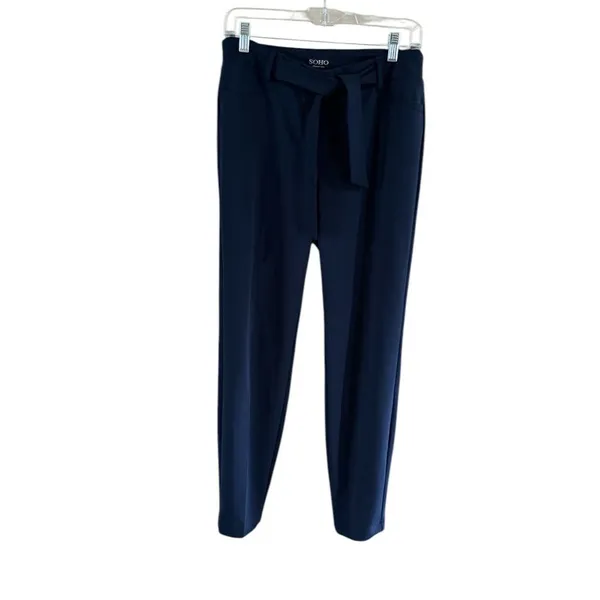 Soho Blue Pants Size Medium with Ties - Image 2