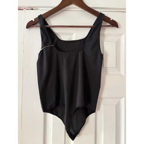 SKIMS Soft Smoothing Seamless Thong‎ Bodysuit Eclipse Black BS-BST-0181 Womens L - Image 2