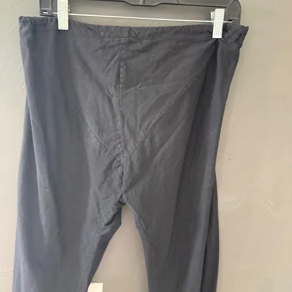 Sahara Black Cotton Pants Women XL Handmade India Boho Hippie‎ Festival - Image 5