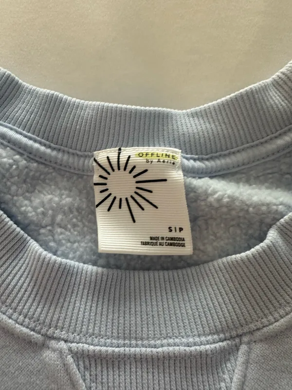 Aerie OFFLINE Cloud Fleece Oversized Crewneck - Image 3