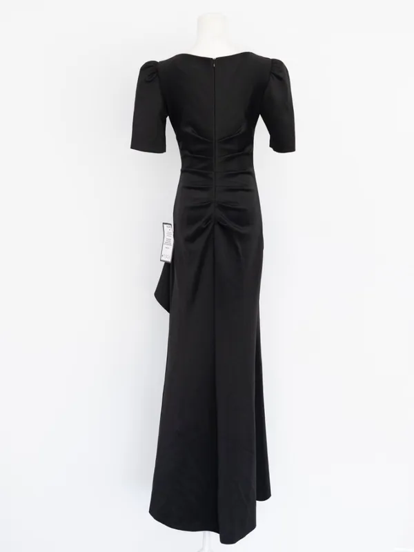 Xscape - ruffle puff-sleeve evening gown - Image 3