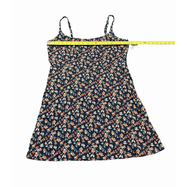 NWT Old Navy Black Floral Cami Sun Dress Smocked Back Cottagecore‎ Summer XL - Image 3