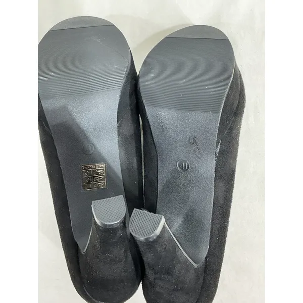 Womans Made In China Black Faux Suede Platform High Heel Eu 41 Us 8 - Image 7