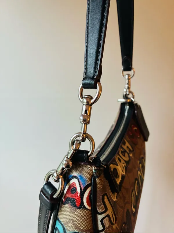 Coach X Mint + Serf Teri Shoulder Crossbody Bag, Graffiti, CM096 - Image 8