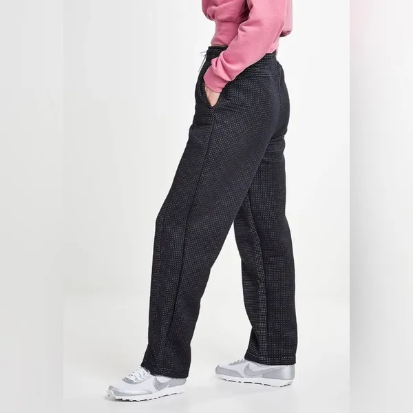 Nike Tech Sweatpants Fleece Engineered Allover Jacquard Pants XL wide leg - Image 4