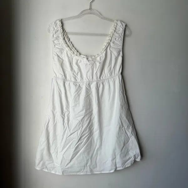 Princess Polly Gentle Love White Lace Trim Mini Dress 6 NWT - Image 7