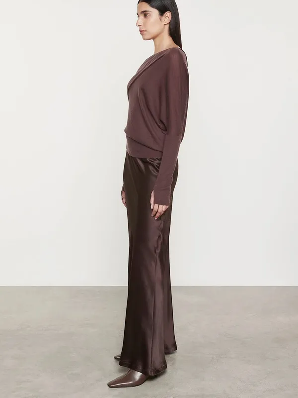 New Enza Costa Silk Full Length Skirt - Image 7