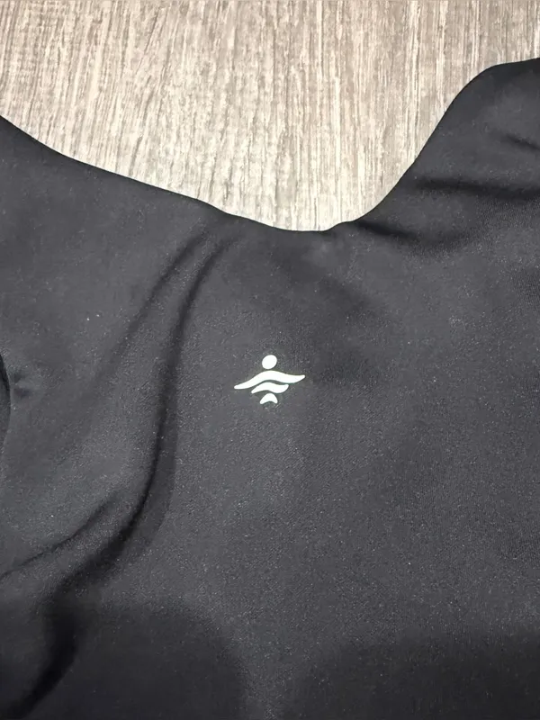 NWT Halara Black Zip Up Sports Bra - Image 3