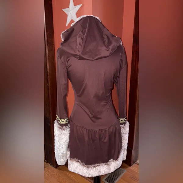 Y2K Ice Princess Costume Brown Size L - Image 3