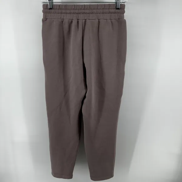 Varley Iowa Sweat Pant Cigarette High DoubleSoft Jersey Pocket Raindrops XS - Image 7