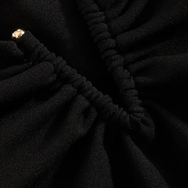 QUIZ Women's Chiffon Sleeve Scuba Crepe Midi Dress Size 8 US NWT - Image 4