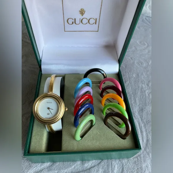 GUCCI interchangeable bezel watch set🔥🔥🔥 - Image 7