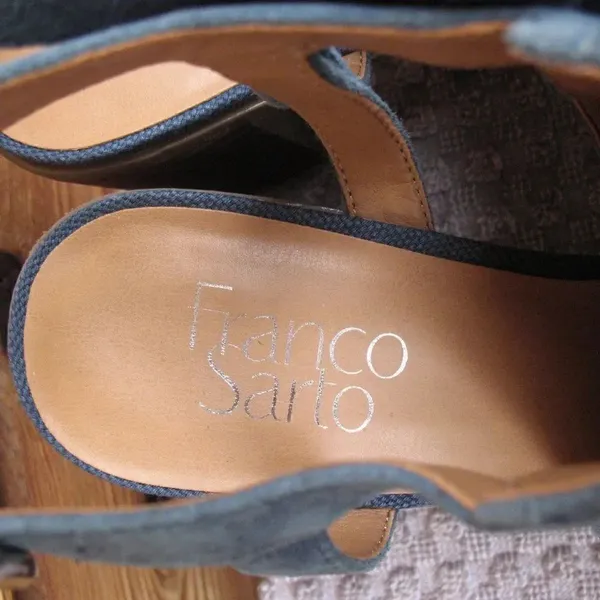 NWOB Franco Sarto Harlet Suede Block Heel Sandal - Image 7