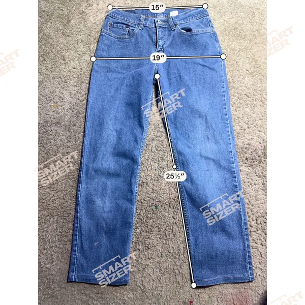 Levis 510 Women Jeans Size 6 MIS M Blue Lower Rise Slim Fit Vintage Denim Flawed - Image 3