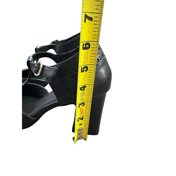 Diba True Juke Box Leather T-Strap Pumps Black Size 9 - Image 9