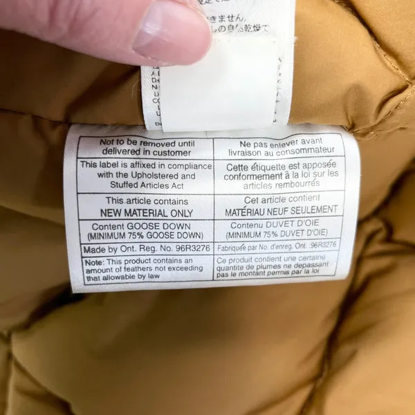 Eddie Bauer Womens‎ Goose Down Parka 2X Camel Brown Hooded Outdoor Cozy Winter - Image 13