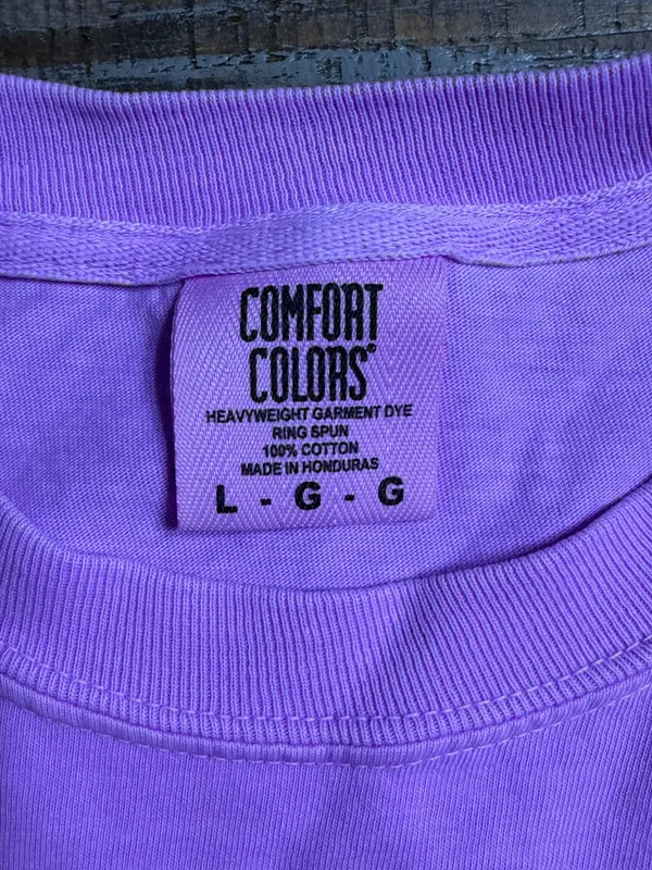 Comfort Colors Neon Violet Nirvana Short Sleeve Tee - Image 2