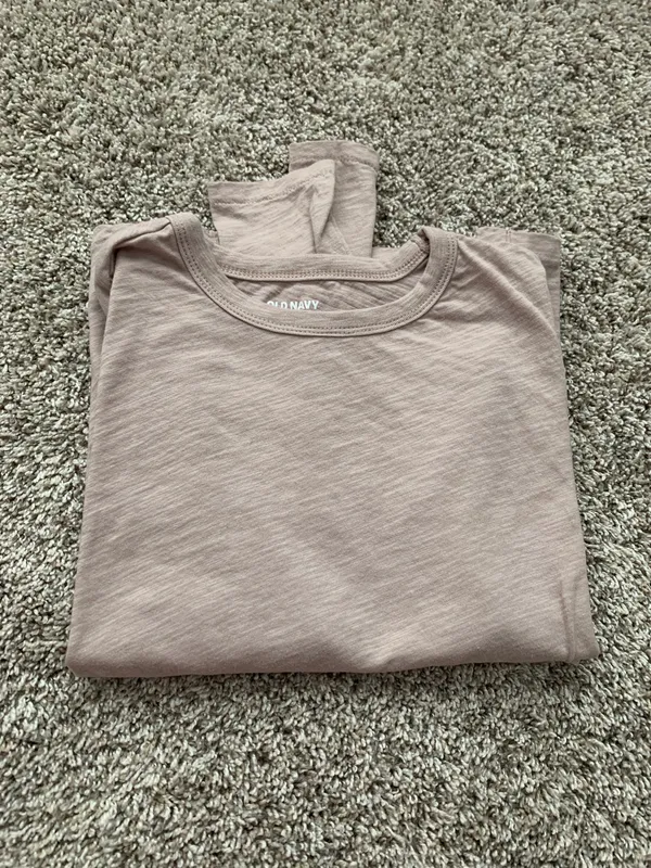 Old Navy Everywear Light Pink Long Sleeve Top - Image 3