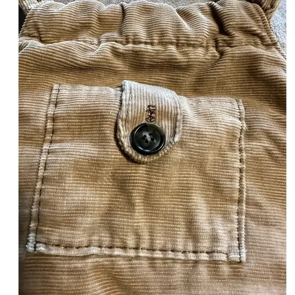 Corduroy Purse Khaki Handbag Boho Retro - Image 3