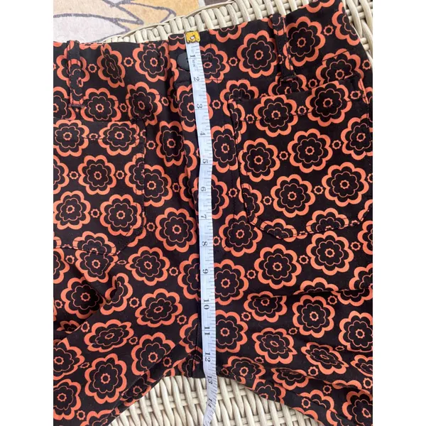 Maeve Anthropologie The Colette Wide Leg‎ Pants Size 26T workwear layered floral - Image 9