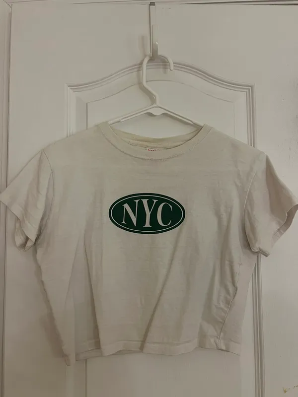 NYC Baby Tee White - Image 3