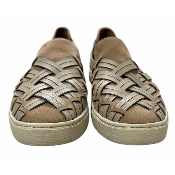 Frye Ivy Huarache Shoes Leather Slip On Sneaker Woven‎ Flats Women's Size 9M - Image 3