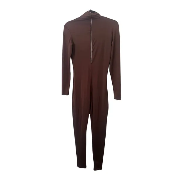 BUMPSUIT‎ The Penelope Mockneck Maternity Unitard Brown Medium NEW NWT - Image 4