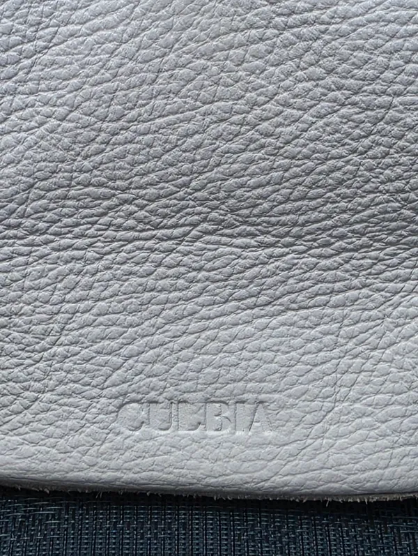 Culbia Small Leather White Handbag Purse With Crossbody Adjustable Strap - Image 3