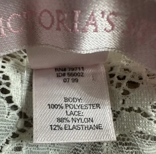 Victorias Secret Vintage 1999” Ivory Lace Lingerie - Image 10