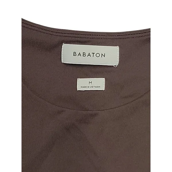 Aritzia Babaton Contour Brown High Neck Muscle Tank, Size Medium - Image 6