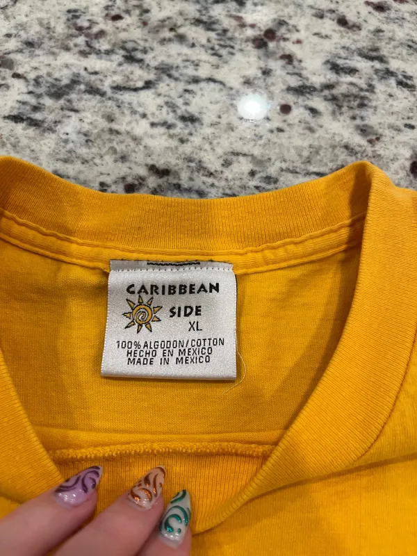 vintage mexico tee Yellow Size XL - Image 3