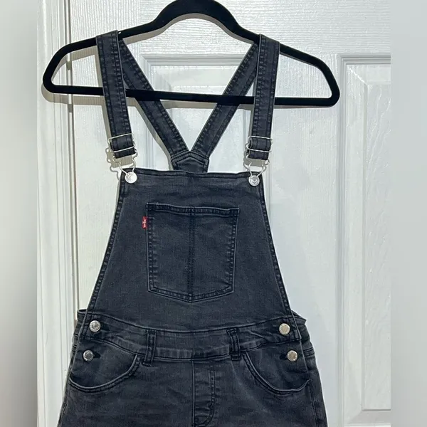 Levis Overalls kids‎ overall Bib Denim Stretch black size 16 - Image 2
