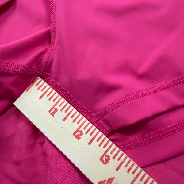 Pinspark Hot Pink Athletic Skort Smocked Waist Built-in Shorts Womens Medium NEW - Image 7
