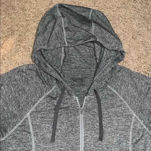 Patagonia‎ Seabrook Jersey Zip-Up Hoodie Heather Gray Large - Image 4