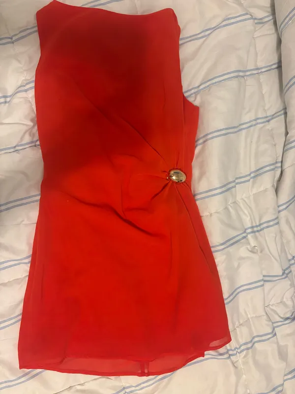 Pretty Little Thing Dress Red Mini - Image 2