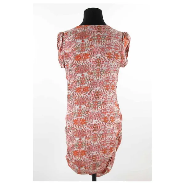IRO Salome Dress Women’s Size 0 Orange Aztec Mini Dress‎ Sleeveless - Image 11