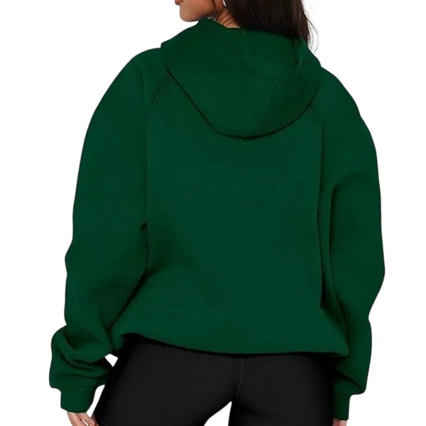 NWT ~ Women's Plus Size Green Hoodie Athletic Activewear Hooded Sweatshirt ~ 3X - Image 3