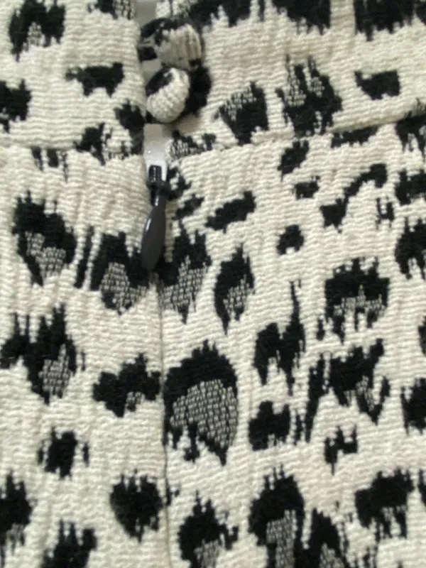 Loft Mock Neck Sleeveless Midi Snow Leopard/Cheetah Print Size 6 Dress - Image 5