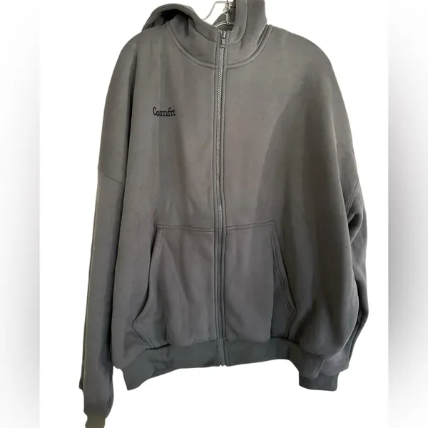 Comfrt Cloud Zip Hoodie size medium wolf grey - Image 2