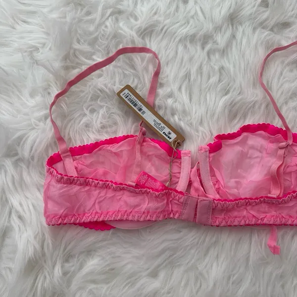 Skims Romance Balconette Bra Bubble Gum Size 36B - Image 5