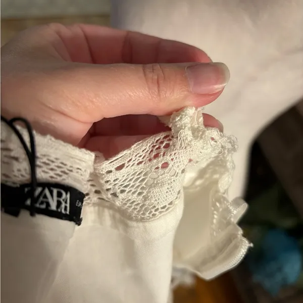 NWT Zara Eyelet Dress - Image 9