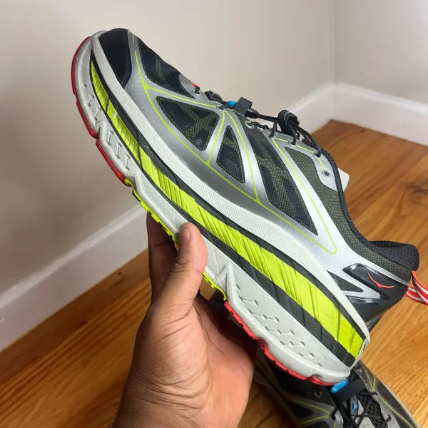 Hoka Stinson Lite Black Mesh Silver Size 12.5M NO BOX - Image 11