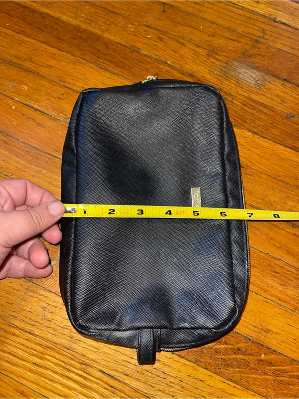 AS IS Tarte Unisex Black Travel Toiletry Bag - 6”x9” - Image 6