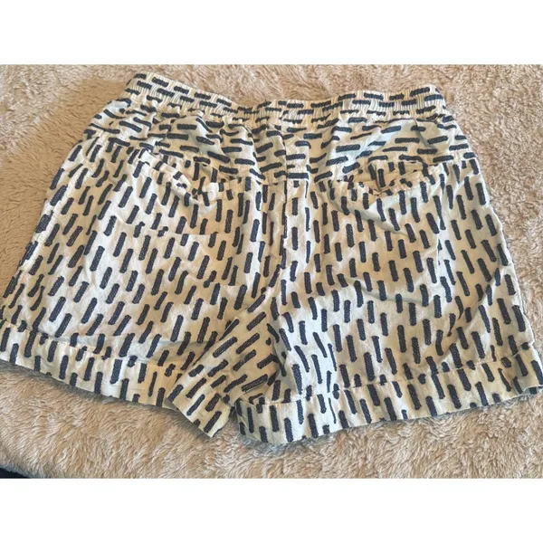 Women’s Anthropologie Shorts Linen cotton Lounge casual beach nautical XS - Image 5
