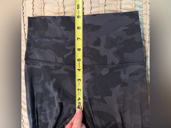 Lululemon Align Crop Leggings 21" Incognito Camo Multi Grey 4 W6AVIS High Rise - Image 6