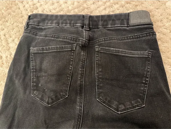 American Eagle Outfitters Jeans Black Skinny Ripped - Image 2