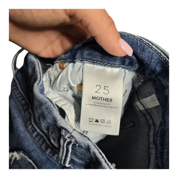Mother Denim High Waisted Looker‎ Ankle Shorts Size: 25 - Image 5