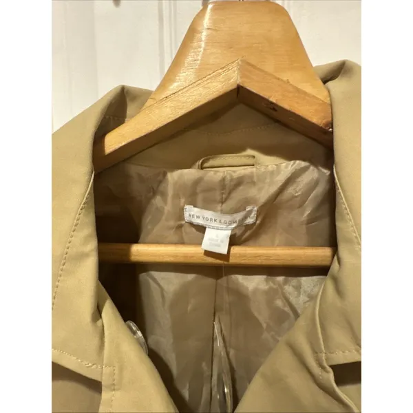 New York & Co Trench Coat, Sz: L - Image 5